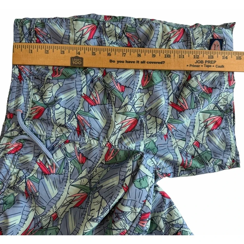 Vineyard Vines Boys Swim Trunks Board Short Sailfish Allover Print Medium 10/12
